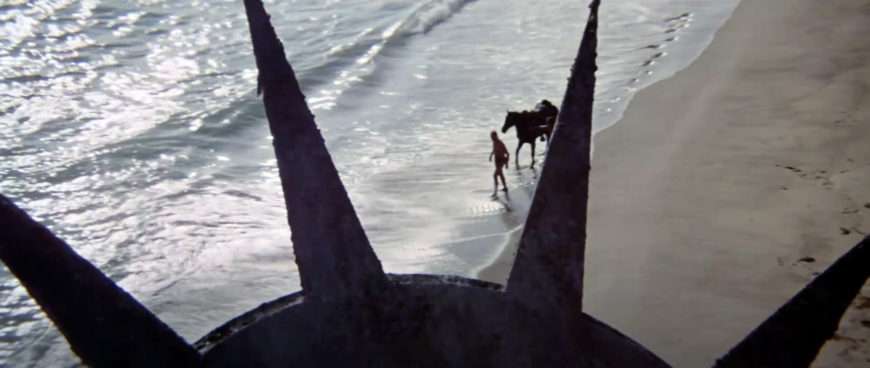 Планета мавп, 1968, режисер Франклін Шаффнер, у головних рорах Чарльтон Хестон, Родді Макдауолл та Кім Хантер (20th Century Fox)
