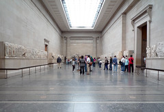 Sala Duveen, Museo Británico con Friso del Partenón