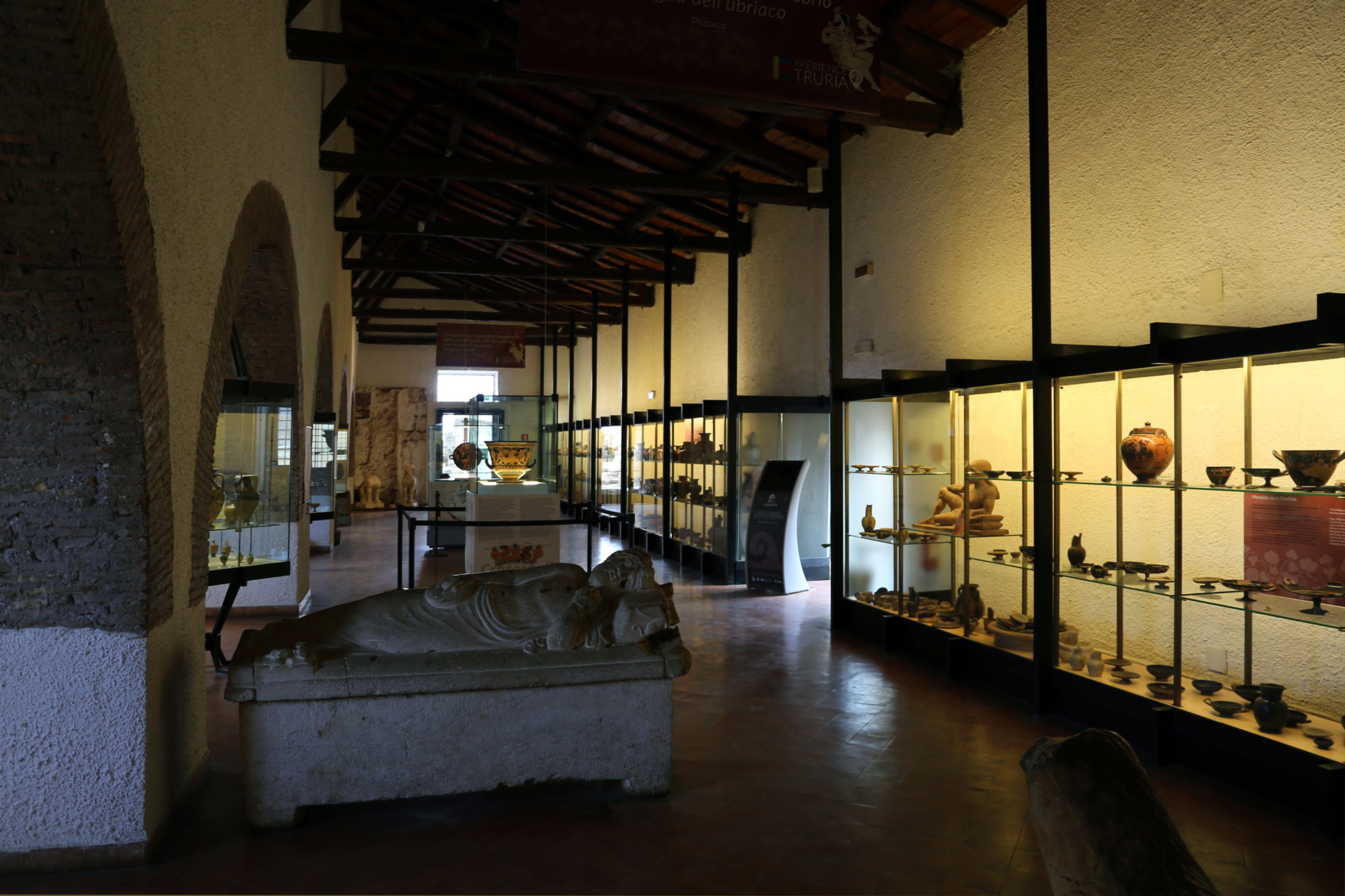 Interior del Museo Arqueológico Nacional de Cerveteri (foto: Sailko, CC BY 3.0)
