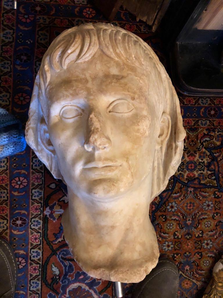 Одне з розграбованих творів, захоплених в операції «Деметра», ймовірно, портрет члена римської імператорської сім'ї Юліо-Клавдійців (фото: Європол)