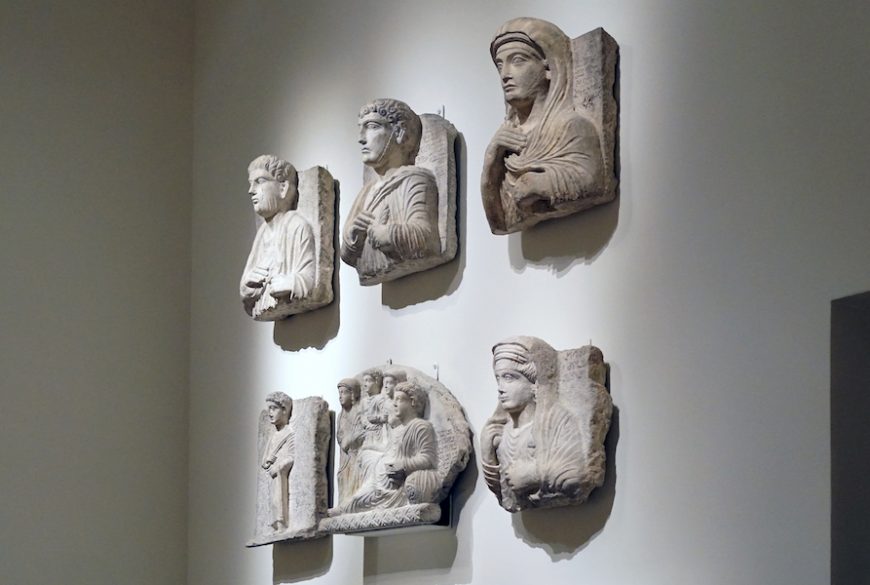 Relieves funerarios, c. 150-200 C.E., Palmyra (El Museo Metropolitano de Arte)