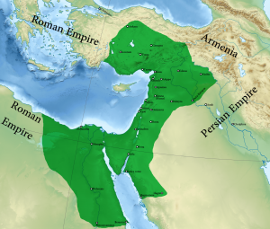 El Imperio Palmireno en su mayor extensión en 271 C.E., CC BY-SA 4.0