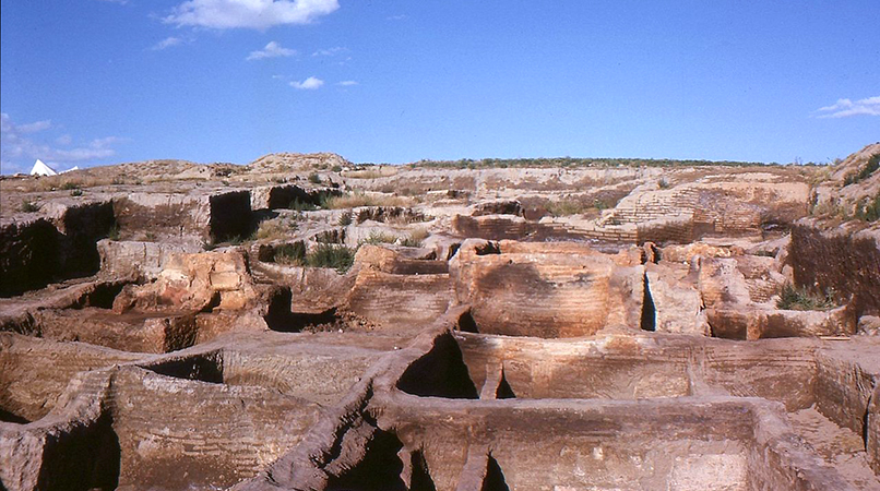 Çatal Höyük tras las primeras excavaciones de James Mellaart y su equipo (foto: Omar hoftun, CC: BY-SA 3.0)