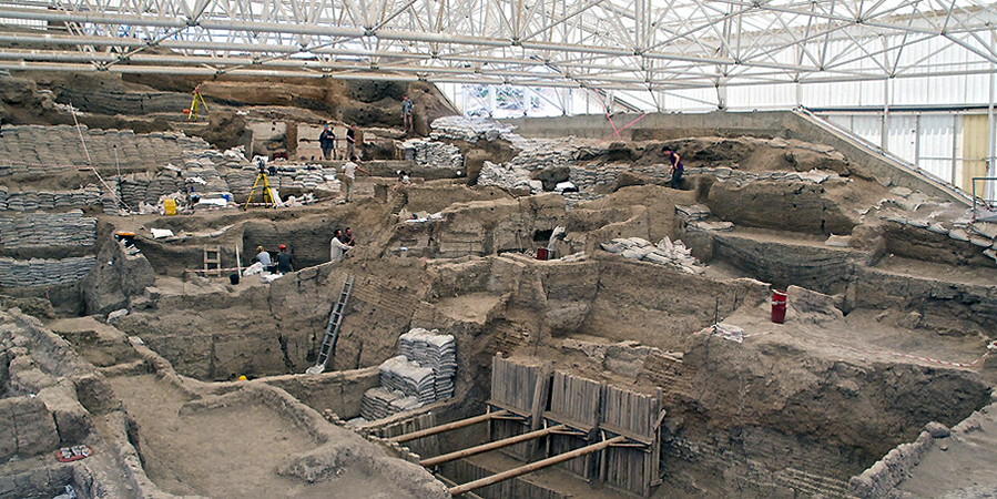South Excavation Area, Çatalhöyük (photo: Çatalhöyük, CC: BY-NC-SA 2.0)