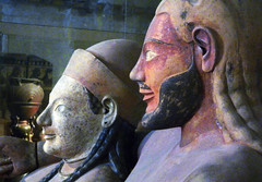 Sarcophagus of the Spouses, profile detail