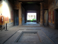 Impuvio hacia Atrio, Casa de Menander, Pompeya