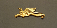 Gold griffon from Grave Circle A at Mycenae, Greece