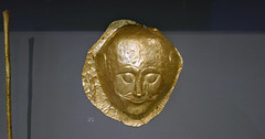 Máscara de oro de Grave Circle A en Mycenae, Grecia