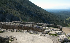 View of "Palace," Mycenae