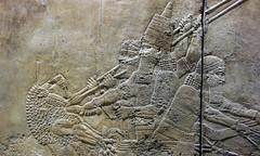 Lion Hunts of Ashurbanipal, kill