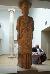 Caryatid (back), Erechtheion, Acropolis, Athens