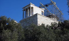 Вид на храм Афіни Ніка, 421-05 до н.е.