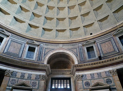 Pantheon, above door
