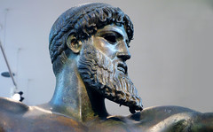 Artemision Zeus or Poseidon (detail of head), c. 460 B.C.E.