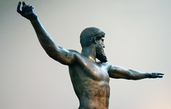 Artemision Zeus or Poseidon, left view, c. 460 B.C.E.