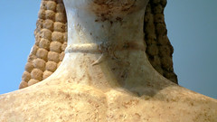 New York Kouros, detail of neck