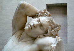 Barberini Faun, head
