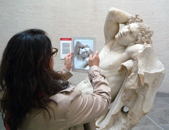 Barberini Faun, Beth's Ipad