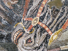 Олександр Мозаїка, деталь з вмираючим конем (близько)