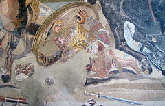 Олександр Мозаїка, деталь із відображенням у щиті