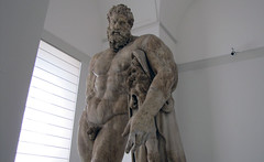 Lysippos, Farnese Hercules, looking up