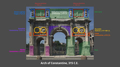 Diagram, Arch of Constantine