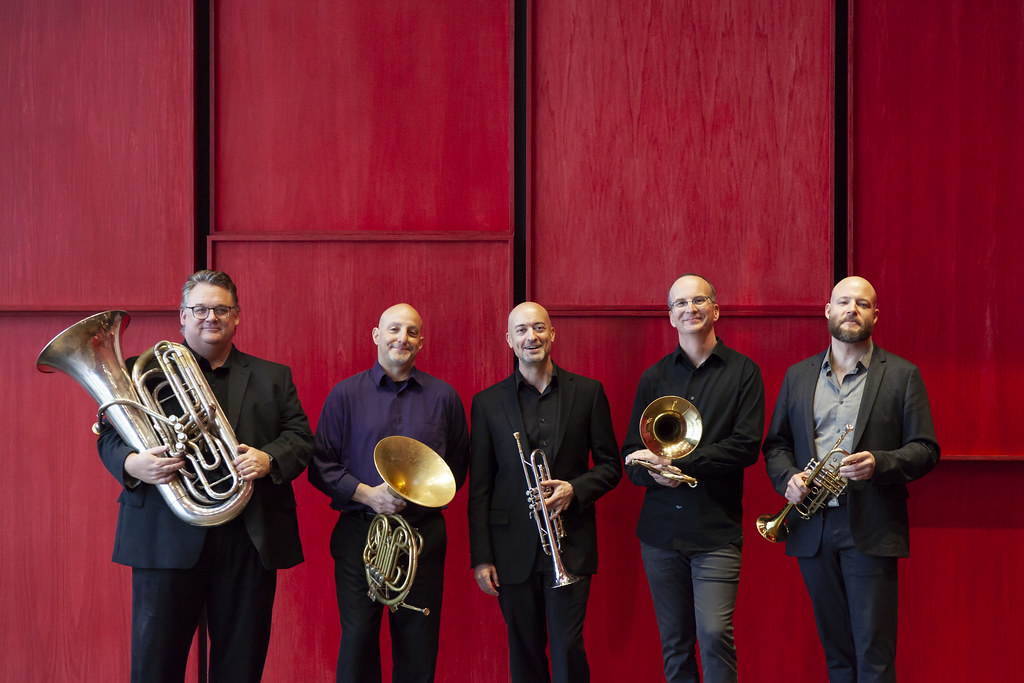 University of Southern Maine's Brass Quintet.