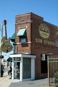 Image of Sun Studio records building.