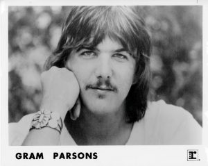 Black and white photo of Gram Parsons - Publicity Portrait