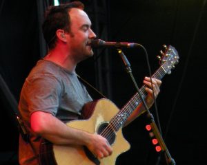Color photo of Dave Matthews live.