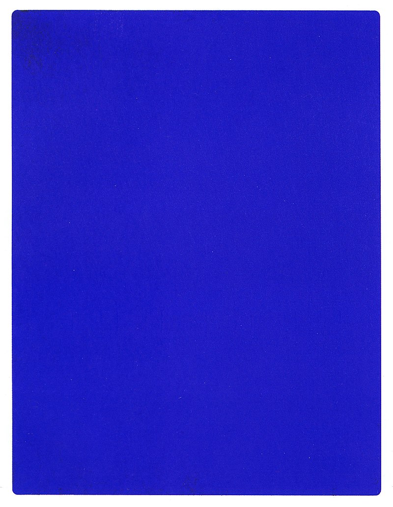 Painting titled IKB 79 (Blue)