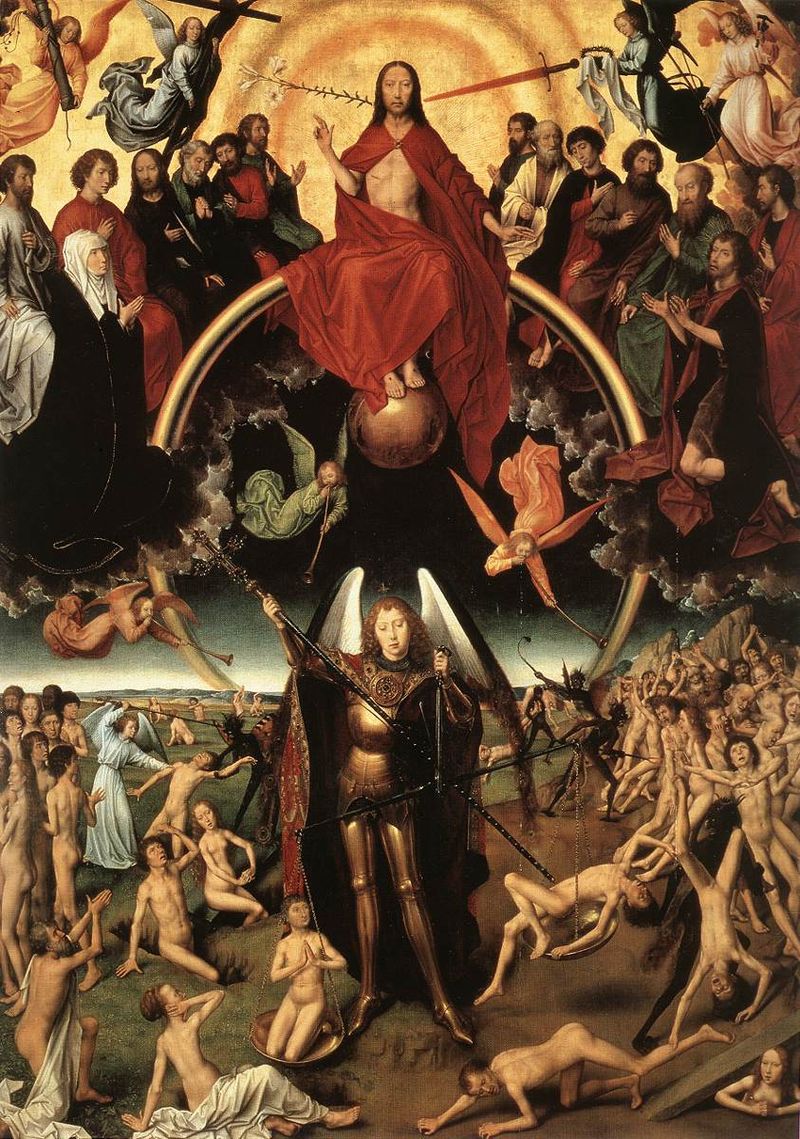 Painting of the Memling's Last Judgement